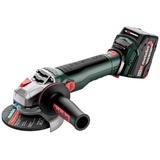 Metabo WB 18 LT BL 11-125 Quick inkl. 2 x 5,2 Ah + metaBox 165 L