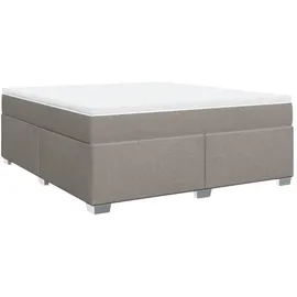 vidaXL Boxspringbett 180 x 200 cm Taupe