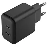 2Go Ladegerät 45W 2-Port 2x USB-C schwarz