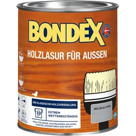 Bondex Holzlasur für Aussen 750 ml hellblau-grau
