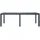vidaXL Gartentisch Anthrazit 220x90x72 cm Kunststoff Rattan-Optik