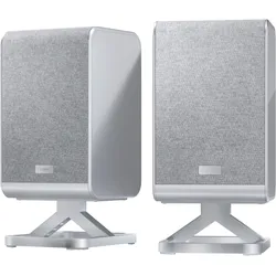 SHARP Surround-Lautsprecher "HT-SPR52021", silber (satinsilber), B:11,8cm H:23,8cm T:11,1cm, Lautsprecher, Surround-Lautsprecher