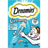 Dreamies Creamy Snacks - Lachs (44 x 10 g)
