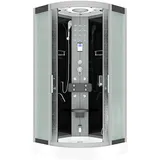 AcquaVapore Dampfdusche Duschkabine Sauna Dusche D58-23M2 100x100 cm, ohne 2K Scheiben Versiegelung