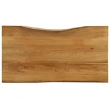 vidaXL Tischplatte mit Baumkante 100x60x2,5 cm Massivholz Mango