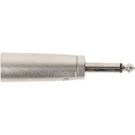 goobay 27452 Kabeladapter 6,35 mm Mono-Stecker zu XLR-Stecker (3-Pin) > Klinke mm-Stecker (2-Pin, mono