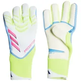 Adidas Predator Pro Torwarthandschuhe - White / Lucid Lemon / Lucid Pink - 9