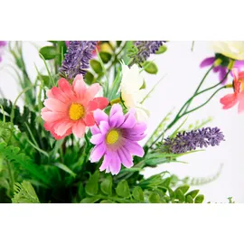 OTTO home Kunstpflanze OTTO HOME, bunt (rosa, lavender), B:32cm H:30cm L:20cm, Polyester, Kunstpflanzen, Kunstpflanze
