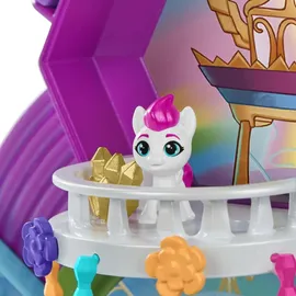 Hasbro My Little Pony Mini World Magic Mini-Kristallspielhaus, Spielset mit 5 Sammelfiguren, 3 cm