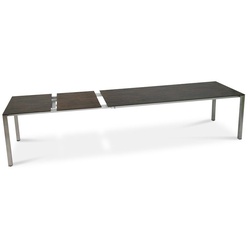 Auszugstisch Manhattan Edelstahl - 160/220 x 95 cm 1x Dreheinlage Dekton laurent