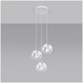 Sollux TULOS 3-flg. 30 cm weiß