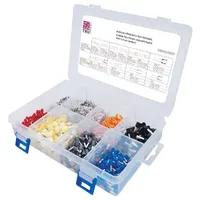 TRU Components Aderendhülsen-Sortiment 0.5 mm2, 0.75 mm2, 1.0 mm2,