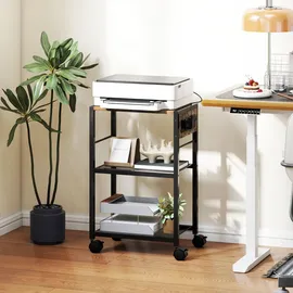 Homcom Druckerständer 42 x 28 x 64,5 cm Braun