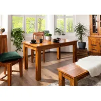 MASSIVMOEBEL24.DE MASSIVMOEBEL24 Esstisch Akazie 120x85x76 honig lackiert OXFORD #0111