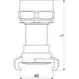 Schlösser Armaturen Siro Gartenspritze dn15 1/2" mehrfarbig