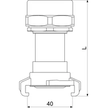 Schlösser Armaturen Siro Gartenspritze dn15 1/2" mehrfarbig