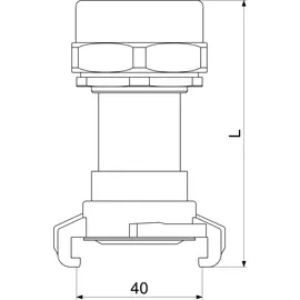 Schlösser Armaturen Siro Gartenspritze dn15 1/2" mehrfarbig