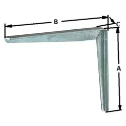 Profilkonsole,L550,Eisen, feuerverzinkt