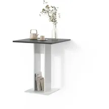 livinity® Regusa 65 x 78 x 65 cm Weiß/Anthrazit