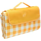 Pelle & Sol Picknickdecke wasserdicht 200x140 cm, Outdoor Decke mit Tragegriff, Picnic Blanket als Stranddecke sandfrei und Campingdecke, waschbare Beach Mat für Garten, Park, Reise und Freizeit