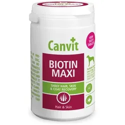 CANVIT Dog Biotin Maxi 500g  Haut und Fell von Hunden großer Rassen