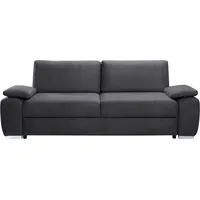 2-Sitzer EXXPO - SOFA FASHION "SOLSBURY, Sofa, Schlafsofa", blau (antrazith), B:200cm H:100cm T:105cm, Sofas, inkl. Federkern-Polsterung, Bettfunktion und Stauraum, in Cord