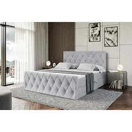 altdecor Boxbett, AMAY-Z - 160x200 cm - H3 - Hellgrau