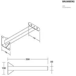 Brumberg Zubehör für MATRIX MINI - Masthalterung BRUM-81121640