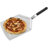 Waldis Pizza Pizzaschieber - Ø 33 cm - Klappbarer Pizzaheber aus Edelstahl - einsetzbar für Pizza, Brot, Flammkuchen und mehr