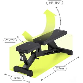 Zipro Hantelbank Zipro Pumpiron Schwarz