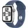 Apple Watch SE 2024 GPS + Cellular 40 mm Aluminiumgehäuse Silber, Sportarmband Denim S/M