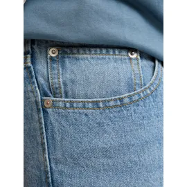 Jack & Jones PlusSize Shorts "JJITONY JJORIGINAL SHORTS AKM 111 PLS", Herren, Gr. 46 (6XL), N-Gr, light blau denim, Web, Obermaterial: 100% Baumwolle, JACK & JONES PLUSSIZE, Abriebeffekte, relaxed fit knielang, Hosen Shorts