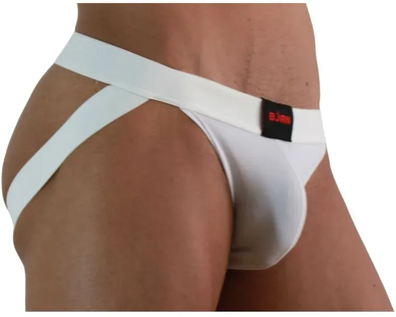 BURN - 007 JOCK LYCRA WEISS S - L