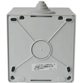 Preis-Zone Klappdeckelsteckdose 16A 5P Schwarz