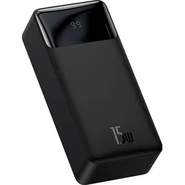 Baseus Bipow (30000 mAh, 15 W, 111 Wh), Powerbank Schwarz