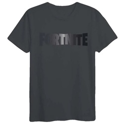 Fortnite T-Shirt FORTNITE T-SHIRT schwarz / schwarz Logo Epic Games Jugendliche + Erwachsene Gr. S M L XL XXL XL