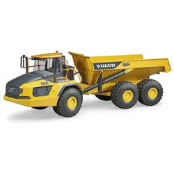 BRUDER Volvo A60H Dumper, Spielzueg, ab 3 Jahren, 1:16 Kippmulde, Knicklenkung