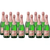 Mumm Rosé Dry Jahrgangssekt trocken (6 x 0.75 l) (Packung mit 2)