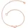 Glanzstücke München A1320 Gliederarmband roségold 925er Silber Größe 1-tlg
