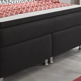 Inter Boxspringbett 180 x 200 cm H3 schwarz