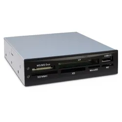 Inter-Tech Nitrox Multi Card Reader CI-02 - Kartenleser - 8,9 cm (3,5 Zoll)