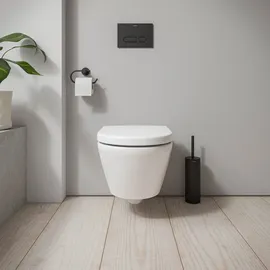 Duravit D-Code Wand-WC mit WC-Sitz Weiß Hochglanz