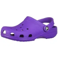 Crocs Unisex Kinder Classic Clog Kids Clog, Neon Purple, 29/30 EU - 29/30 EU