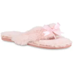 Damen Zehentrenner in Rosa