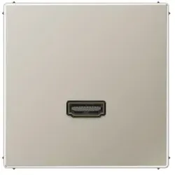 Jung MAES1112 HDMI, MultimediaAnschlussystem HDMI, Serie LS, Edelstahl
