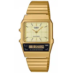 Casio AQ-800EG-9AEF Vintage Edgy Unisex-Uhr Goldfarben