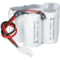 Akkuman Notleuchten Akkupack 6,0V 4500mAh L1x3+L1x2 NICD6045V