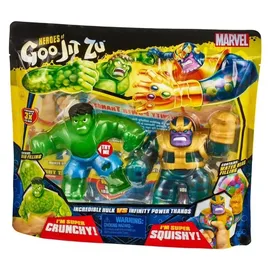 Heroes of Goo Jit Zu Hulk vs Thanos Spielfigurenset
