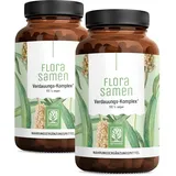 NATURTREU® Flohsamenschalen Kapseln hochdosiert - 2000mg Flohsamenschalen Pulver je Tagesdosis - Flohsamen Verdauungs Komplex * mit, Calcium, Fenchel & Süßholzwurzel - 240 Kapseln vegan