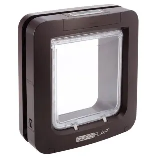 Sureflap Mikrochip Pet door Haustierklappe Braun